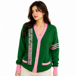 Créez des pulls en tricot personnalisés Alpha Kappa à col en V pour les sororités/fraternités/écoles/collèges/universités - Product Image 1