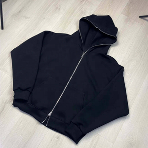 Sweat à capuche zippé pour hommes, à la mode et pratique, idéal pour toutes les saisons et tenues décontractées, nouvel arrivage - Product Image 1