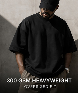 Camiseta Oversize de Streetwear con Logo Personalizado, Marca Privada, 100% Algodón, 230 GSM, Serigrafía, Corte Holgado, Hombros Caídos - Product Image 1