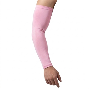Manguitos Rosas con Protección Anti-UV de Secado Rápido, Personalizables, Unisex para Adultos, 100% Poliéster, para Deporte, Fitness y Uso en Exteriores - Product Image 1