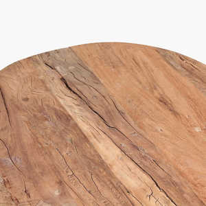 Mesa de Centro Moderna de Madera de Teca Sólida con Textura Natural, Mesa Baja para Uso en Hoteles y Resorts, Mueble Duradero para Sala de Estar - Product Image 4