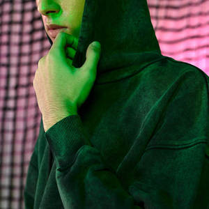 Hot Selling Custom Logo Men Acid <b>Wash</b> Tracksuit With Custom Logo Wholesale OEM Vintage Streetwear Pullover Acid Washed Tracksuit - Product Image 4