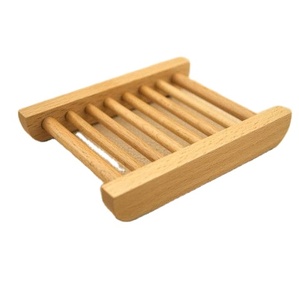 Wooden Handcrafted Customized Natural Portable Soap Dish Wooden <b>Bathroom</b> <b>Drain</b> Soap Holder - Product Image 4