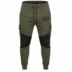 Pantalones Deportivos para Hombre, Tejido de Poliéster de Alto Rendimiento, Absorbe la Humedad, Construcción Ligera, Cintura Elástica, Ajuste Flexible, Entrenamiento - Product Image 1