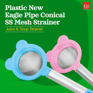Nouvel ensemble de 12 passoires coniques en maille d'acier inoxydable pour thé et café, modèle Eagle en plastique - Product Image 2