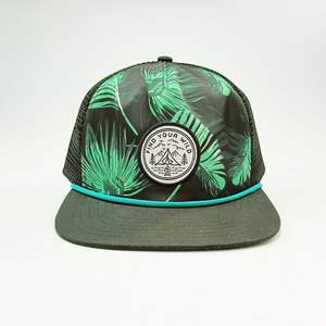 Gorras Snapback de Alta Calidad, 5 Paneles, Unisex, Sin Estructura, Visera Plana, Parche Tejido con Diseño de Hoja, Personalizables, Venta al Por Mayor, para Deportes, Viajes y Playa - Product Image 4