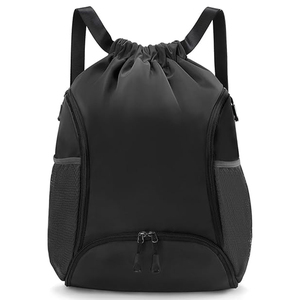 SHAGHAF SPORTS WEAR Custom Blue Microfiber Drawstring <b>Backpack</b> for Men Women | Waterproof Gym Bag | Lightweight Travel 50-<b>70L</b> - Product Image 1