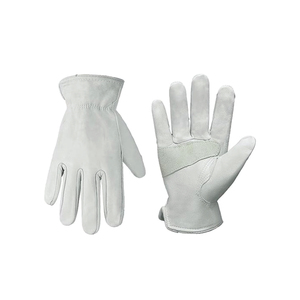 EN420 Certified HSI-0018 Leather Driver Safety <b>Gloves</b> Elastic Wristlet Fire Proof Anti-Impact (Level 1) Cold Anti-Chemical - Product Image 1