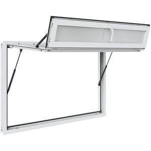 Finestra di concessione in lega di alluminio 60 "x 36" per camion di cibo tripla tenda scorrevole porta gancio trascinamento 85 gradi per finestra di servizio per - Product Image 1