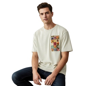 Camiseta de Manga Corta para Hombre, 100% Algodón Orgánico, Diseño Limpio, Transpirable, Duradera, Proveedor Mayorista Disponible - Product Image 2