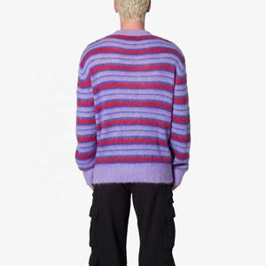 Pulls en coton Pull en mohair Tops tricotés Automne Hiver Design personnalisé Pull-over Tricots Tops Chandails - Product Image 5