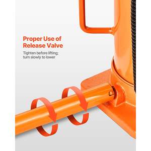 Cric hydraulique à air de 20 tonnes (44092 lb) pour voiture, plage de levage de 10,2 à 19,5 pouces, pompe à bouteille soudée pneumatique/manuelle, robuste, pour SUV, VR - Product Image 6