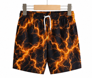 Shorts de bain décontractés pour hommes de haute qualité avec imprimé éclair - Product Image 3