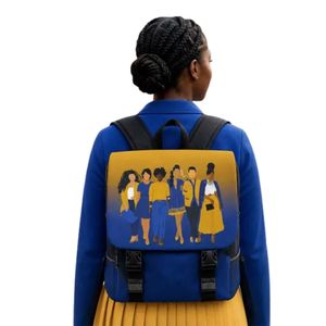 Women Rhoyal Inspired Backpack Sorority Style Casual Travel School <b>Bag</b> Spacious <b>College</b> Book <b>Bag</b> with Adjustable Shoulder Straps - Product Image 1