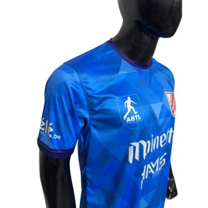 Camiseta de Fútbol a Rayas con Estampado por Sublimación Deportiva Transpirable, Jersey Retro Personalizado con Nombre del Equipo y Nombre del Jugador en la Parte Delantera - Product Image 2