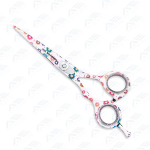 Barber Scissors Stainless Steel Fancy Scissors European Vintage <b>Floral</b> Design Strong Blades Multi-Purpose Custom Made - Product Image 5