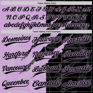 Jersey de Softbol Fastpitch Negro Lavanda Avanzado OEM ODM con Patrón Abstracto Rascado, Transpirable y de Secado Rápido para Uniforme de Equipo - Product Image 4
