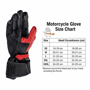 Guantes de moto de dedo completo para protección y seguridad, guantes de motocicleta con diseño de logotipo personalizado. - Product Image 6