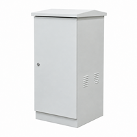 Armoire de serveur réseau extérieure 6U-32U en acier laminé à froid avec porte en verre trempé, boîte de distribution d'alimentation murale industrielle