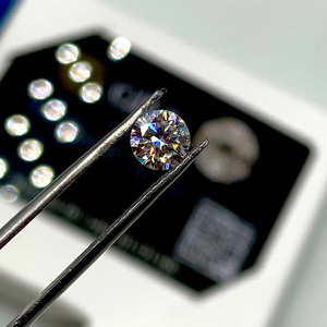 Bijoux fins de précision, diamant rond de 1 carat cultivé en laboratoire, couleur VVS D - Product Image 4