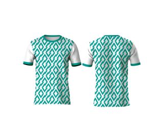 T-shirt graphique personnalisé à manches courtes col rond en polyester léger 210g imprimé par sublimation de haute qualité pour hommes et femmes, style décontracté - Product Image 4