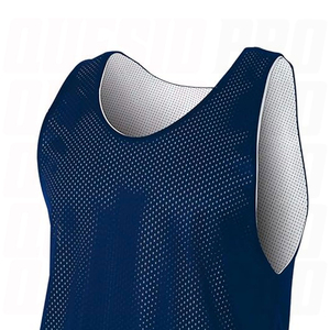 Breathable Lightweight Men's Lacrosse Reversible Practice Jersey <b>Athletic</b> Training Pinnies Double Sided Mesh Sports Uniform - Product Image 4