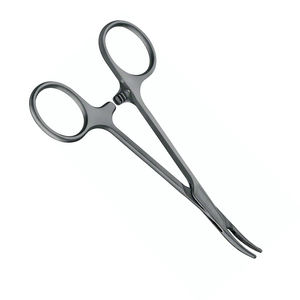 Pinzas Hemostáticas Curvas y Rectas de 5.5 Pulgadas, Color Negro, Pinzas de Acero Inoxidable con Certificación CE de Grip Surgical - Product Image 6