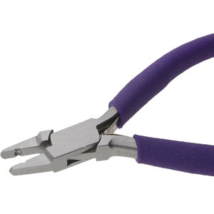 Pince à sertir – Outil professionnel pour la bijouterie, pour la fermeture et le sécurisement des capuchons à sertir, des embouts de perles et des composants pour la fabrication de bijoux - Product Image 2