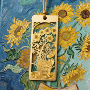 Elegante marcapáginas de metal para disfrutar de accesorios de lectura bonitos y funcionales en sus libros - Product Image 5