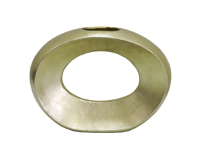 Artesign - Macetero Moderno de Aluminio Chapado en Oro, Rectangular, Escultural, Minimalista, para Colgar o Decorar sobre la Mesa, Duradero - Product Image 4