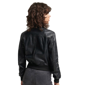 Chaquetas de Cuero para Mujer a Bajo Precio, Moda Femenina, Nueva Llegada, Chaquetas de Cuero Genuino Personalizadas al por Mayor, Transpirables - Product Image 4