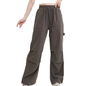 Haute qualité femmes décontracté Caro pantalon taille moyenne plat avant coton tissu Anti-boulochage pour la saison de printemps en gros disponible - Product Image 1