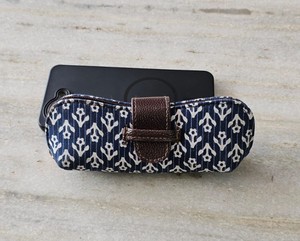 Étui à lunettes en tissu imprimé coton, pochette souple pour lunettes, étui de rangement pour femmes et hommes, accessoires de voyage, de vacances et de plein air - Product Image 4