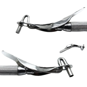 Ensemble de porte-amalgame dentaire double-embout réutilisable de haute qualité 2,0 mm 3,0 mm, instruments chirurgicaux manuels ergonomiques en acier inoxydable - Product Image 1