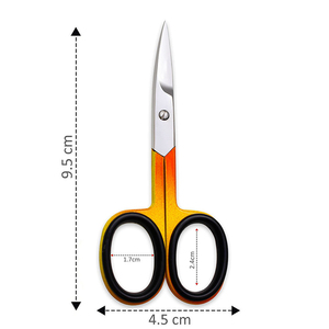 Ciseaux de pédicure professionnels robustes, acier inoxydable courbé et tranchant, acier forgé extra-résistant pour le soin des cuticules, compétitifs - Product Image 6