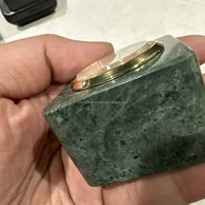 Horloge de table électronique en marbre TCE Art déco contemporain - Horloge décorative élégante pour la décoration intérieure moderne - Édition Ramadan - Product Image 2