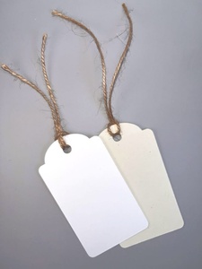 Wholesale Custom <b>Extra</b> <b>Large</b> Paper Eco-Friendly Plantable Wildflower Handmade Clothing Labels Hangtags Customized Size Thank You - Product Image 4