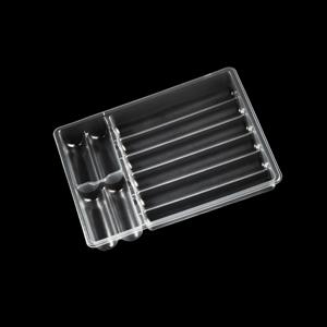 ถาดพลาสติกใส PP คุณภาพสูงสำหรับใส่ปอเปี๊ยะแบบใช้แล้วทิ้ง เหมาะสำหรับซูเปอร์มาร์เก็ต มีตัวอย่างให้ทดลอง  รับผลิตแบบ OEM/ODM สำหรับผู้ค้าส่ง - Product Image 1