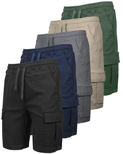 Shorts de jogging pour hommes grande taille, imprimé personnalisé, style urbain, confortables, avec taille élastique, séchage rapide, en tissu éponge 100% coton et maille - Product Image 6