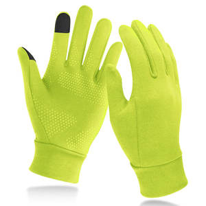 Gants de course unisexes légers à doigts complets, avec coussinets en gel de silicone antidérapants, doublure polaire thermique, protection UV, imperméables pour - Product Image 1