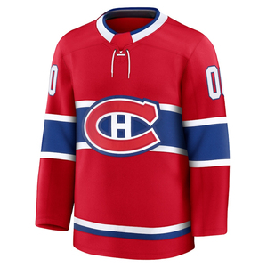 Maillot de hockey sur glace pour hommes avec logo personnalisé, vente en gros, séchage rapide, respirant, pour équipe - Product Image 4
