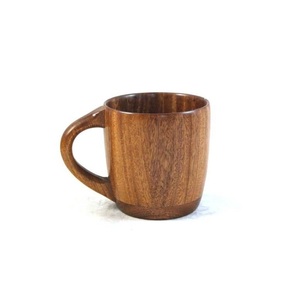 Taza de Madera Ecológica Hecha a Mano, Taza de Café de Madera Maciza con Acabado Natural, Estilo Rústico, para Té y Café - Product Image 3