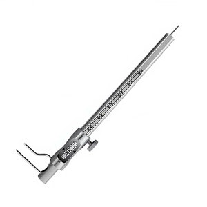 Calibrador Manual de Acero Inoxidable, Curvo, de 5 Pulgadas (0-80 mm), de Precisión, para Implantes Dentales, Cirugía y Ortodoncia - Product Image 3