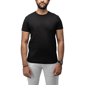 T-shirts pour hommes sur mesure OEM, grande taille, 100% coton, manches régulières, style streetwear, respirant, anti-rides, été Behram - Product Image 1