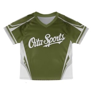 Unisex Olive Green White Sublimated Lacrosse Jersey Lightweight Polyester <b>Athletic</b> Shirt Training Sports Wear Apparel - Product Image 1