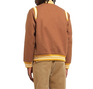 Alta Calidad recién llegados bordado moda calle desgaste abrigo hombres lana Letterman bombardero béisbol Varsity chaqueta - Product Image 2