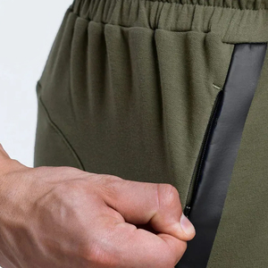 Pantalones Cortos Deportivos para Hombre, 100% Algodón, Cintura Media, Secado Rápido, Pantalones Cortos Deportivos de Algodón, Pantalones Cortos para Correr, Gimnasio y Fitness - Product Image 3