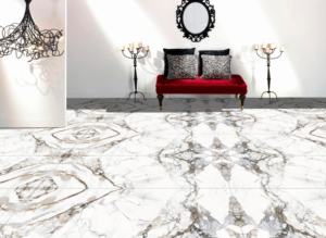 Carreaux de porcelaine blanche brillante de qualité supérieure 800x1600 1200x1800 750x1500mm, grands formats pour maison, bureau et commerce - Product Image 4