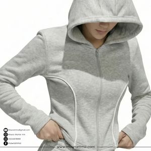 Survêtement en molleton 100% coton de haute qualité avec logo personnalisé, streetwear, poids lourd, unisexe, ensemble de jogging pour femmes et hommes, modèle vierge - Product Image 4
