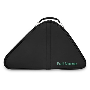 Étui universel noir personnalisé pour chapeau avec poignée de transport et fermeture éclair, idéal pour le rangement et le transport des chapeaux de la franc-maçonnerie - Product Image 3